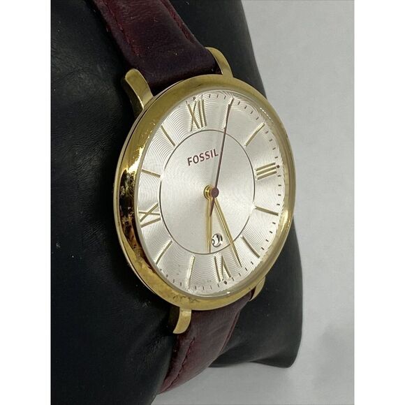 Fossil AM3856 Men's Brown Leather Analog Dial Quartz Genuine Wrist Watch CM484 - Picture 5 of 12